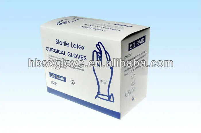 latex surgical gloves