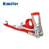 2" 50mm 5ton high strength ratchet tie down strap with magnet J hooks