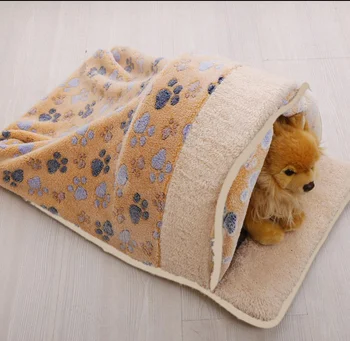 Pet Sleeping Bag Doggy Bed Bite Cartoon Cushion Pad Sofa Cute Swirl Egg Easter Bunny Plush Product