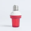 220V E27 Red Strobe bulb flashing warning light