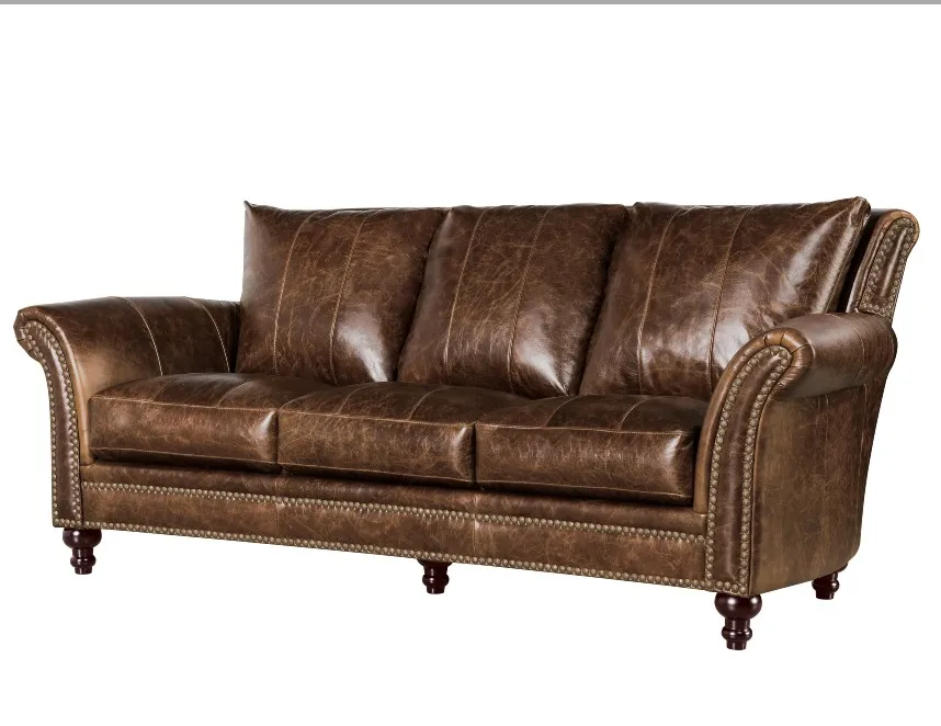 Hot Sell Leather Sofa Italian Leather Sofa Replica Leather Brown Sofa