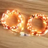 Male and female connect led christmas string light warm white led string light for wedding