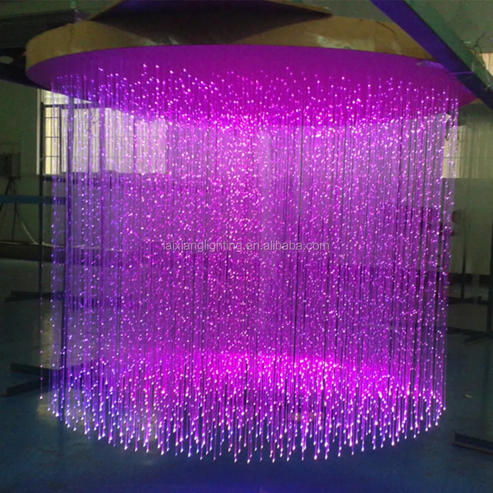 Rain Drop Effect Fiber Optic Chandelier Rain Drop Effect Fiber Optic Chandelier