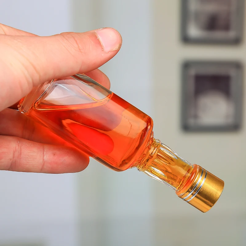 Pack And Drink50ml 100ml 200ml Empty Mini Glass Wine Liquor Bottles