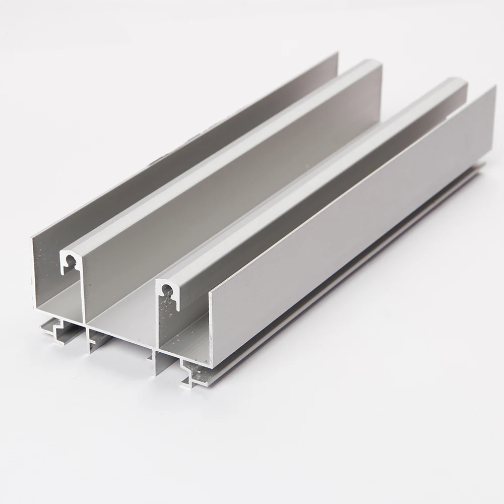 6063 aluminum sliding window and door profiles aluminium sliding window channel track for Gabon Cameroon market