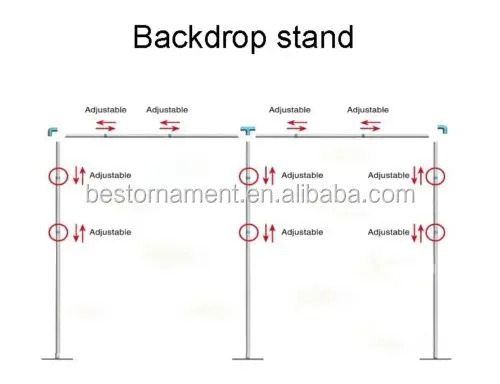20ft Easy Wedding Backdrop Stand 20ft Easy Wedding Backdrop Stand