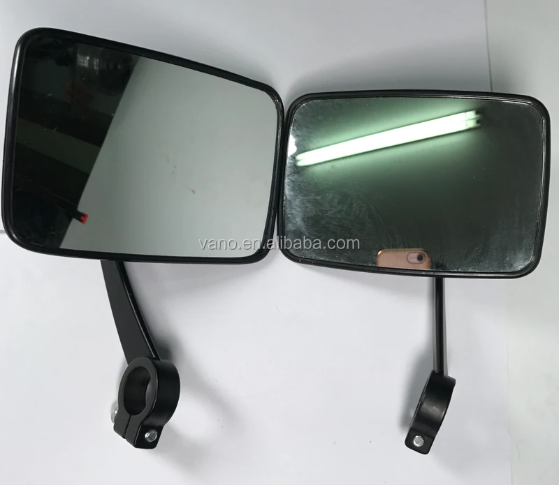 Motorcycle Plastic Black MZ SIMSON Rearview Rear Mirrors