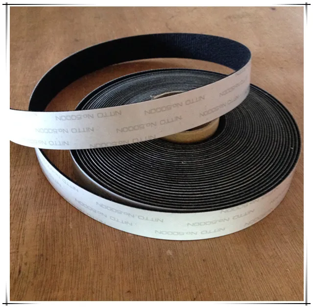 double sided adhesive hook and loop tape with nitto 500 adhesive