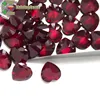 Faceted Charm Trillion Heart Cut Synthetic Ruby