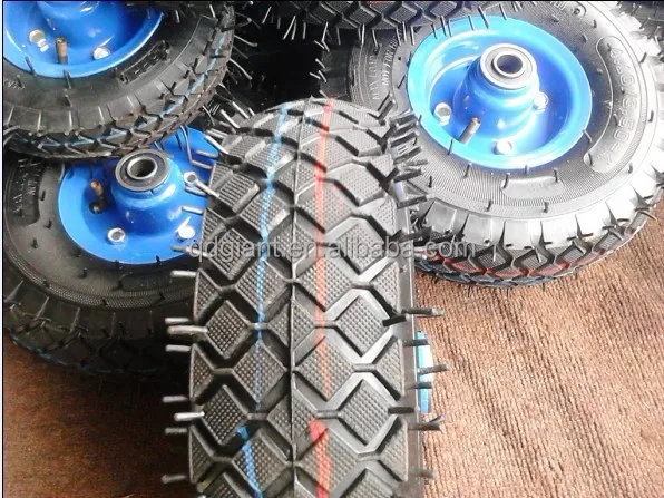 10x3.5 Inch Pneumatic Tire,Tyre and Wheel for Hand Truck
