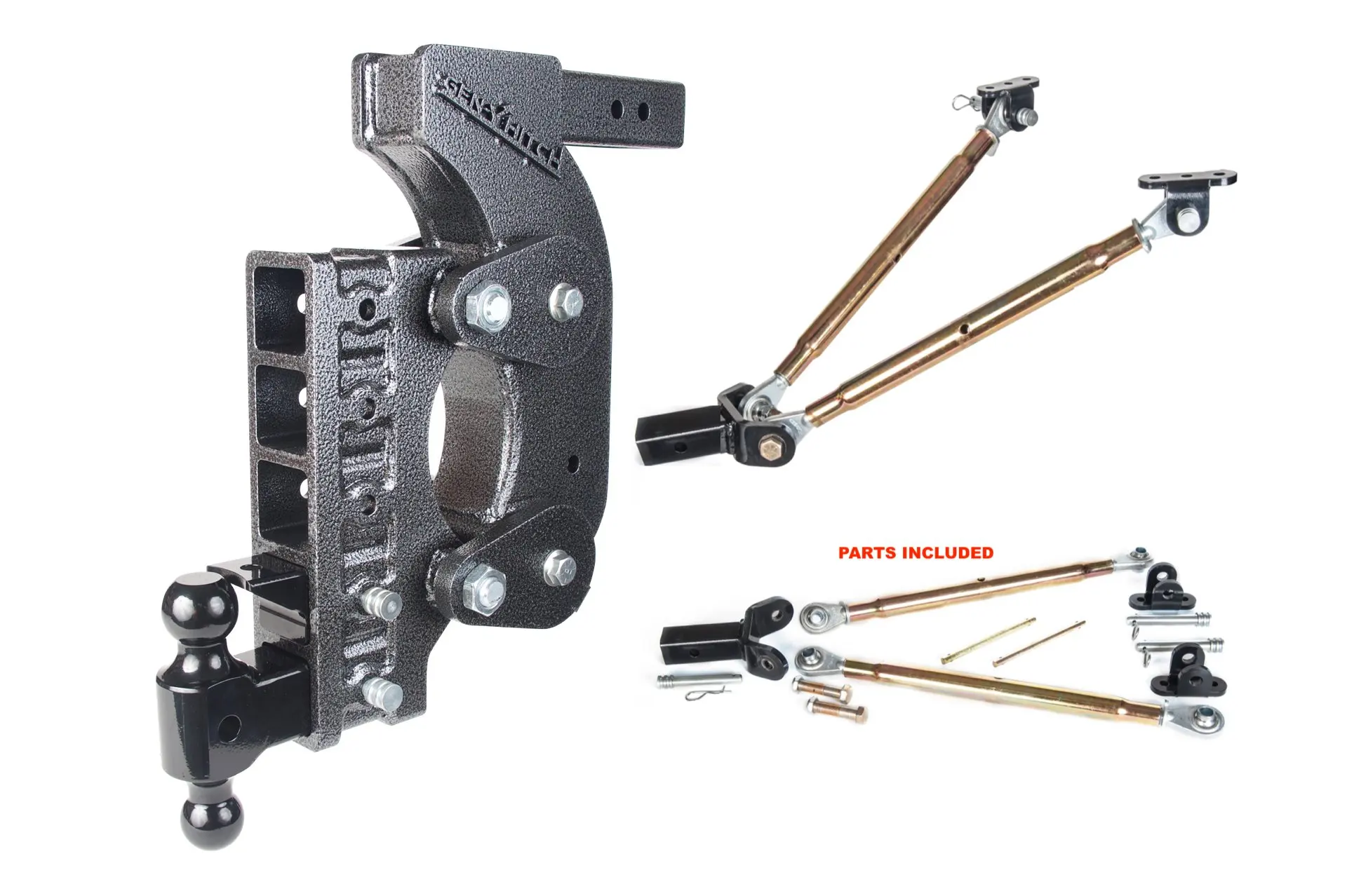 Gekers 304 Stainless Steel Hitch Tightener Anti-Rattle Stabilizer for 2 Inch and 1.25 Inch Hitches Stop Wobble Receiver Stabilizer