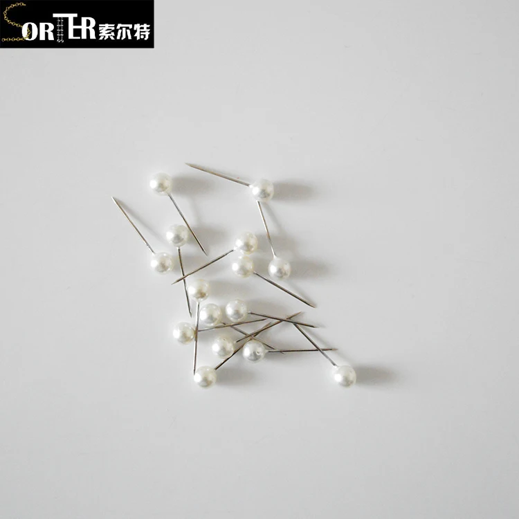1000 1 1//2/" Assorted Color Plastic Pearl Head Dress Maker corsage Pins
