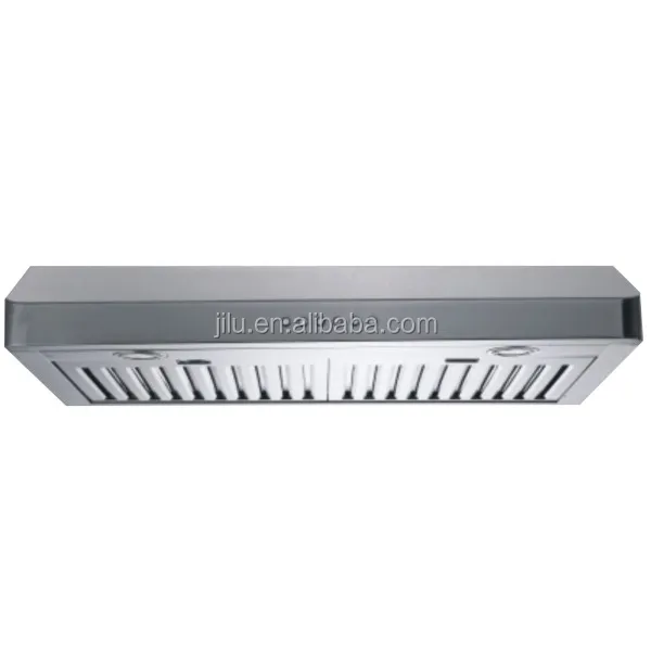 large wind commercial slim ultra-thin range hood LED lights