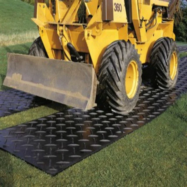 Heavy Duty Mud Ground Protection Mat/plastic Road Panel With Customized Logo High Quality