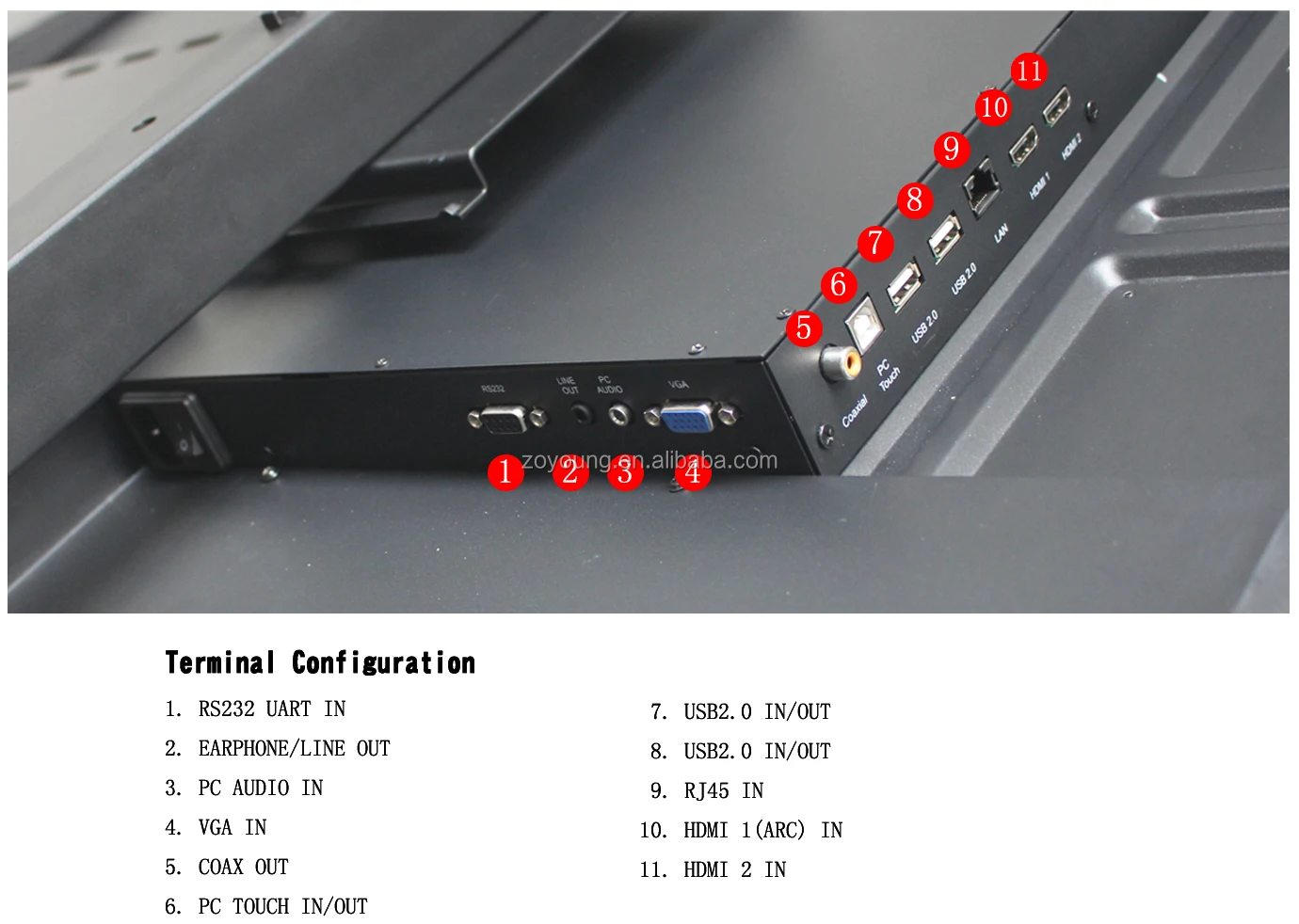 65 inch interactive touch smart conference system equipment display for meeting (ZAS-650A3-LGMS648)
