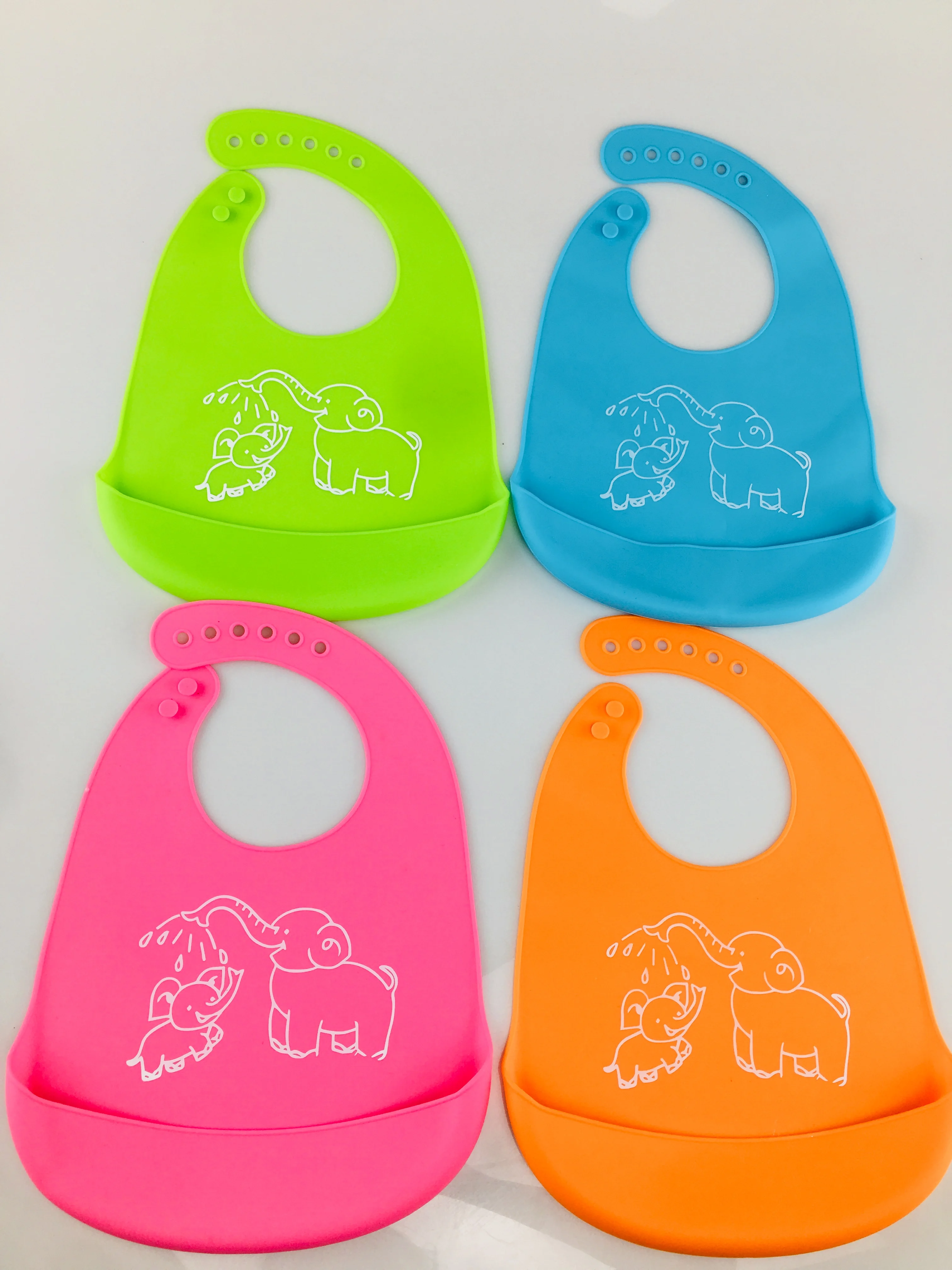 Silicone Baby Bib With Waterproof Bibs For Boys And Girls Comfortable