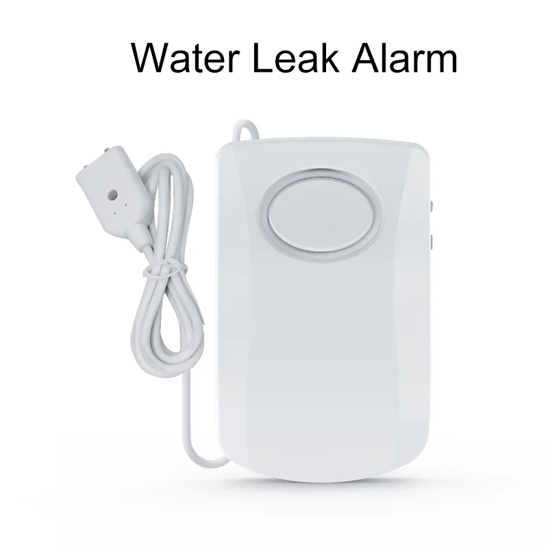 Electric Water Leak Alarm 95cm Cable 120 Db Flood Alarm Sensor Water
