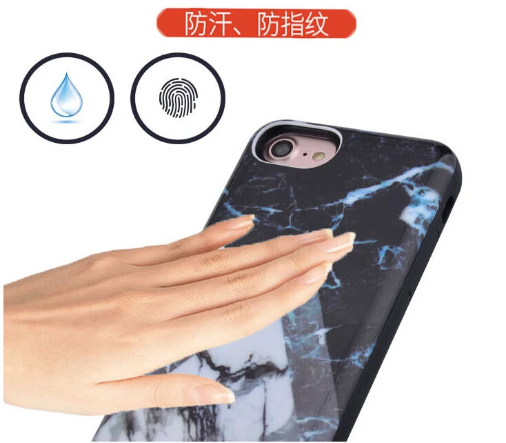 Marble printing Backup Battery Charging Case for iphone