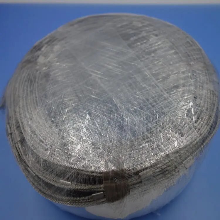 Ferrule Black Oxide Stainless Steel Wire Rope Mesh For Zoo Bird Mesh