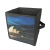 OYUE 3D Pattern portable folding non-woven fabric storage organizer box