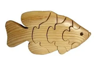 wooden fish puzzle