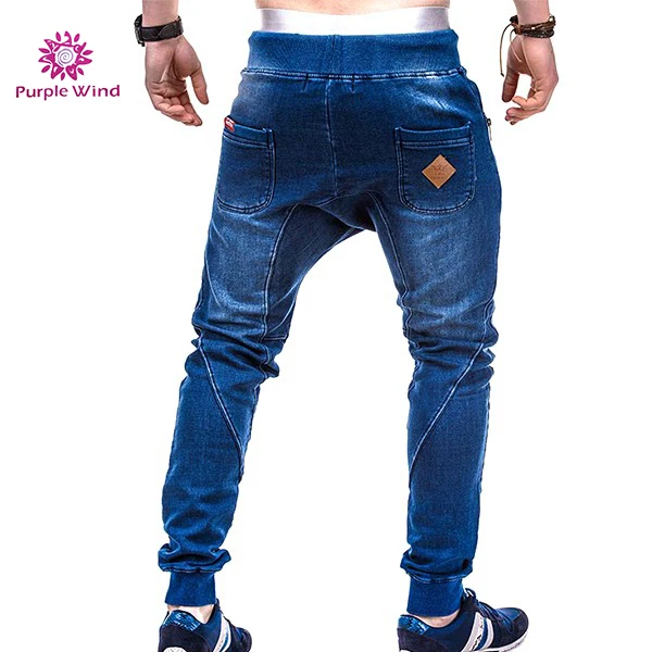 elastic jogger jeans