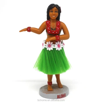 hula girl dashboard doll