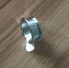 Wholesale high polish Custom Stainless Steel ring cores, ring blanks for inlay