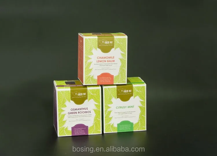 Custom Design Simple Paper Packing Of Small Box For Fruit Tea Packaging ...