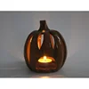 Cheap Orange Scary Pumpkin Candle Holder Halloween Ceramic Candlestick