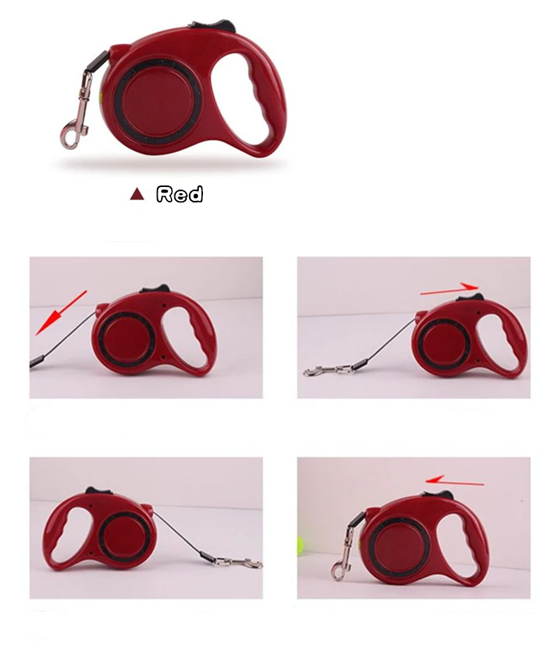 Adjustable One Button Lock Explore Retractable Belt Dog Leash Pet Buy