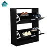 High Quality Classic Style Cheap Price Modern Wooden Shoe Cabinet with Two Drawers