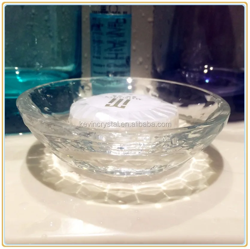 Cheap Glass Crystal Soap Dish For Hotel Bathroom Accessories