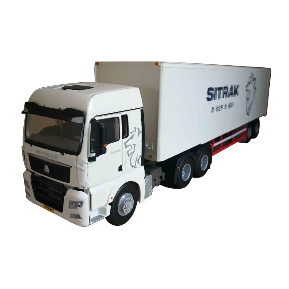 high quality diecast truck container plastic model shipping