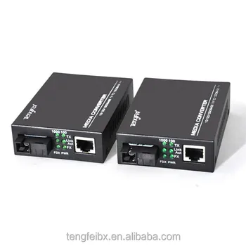 100m1000m Single Fiber Single Mode Fiber Media Converter For Cat.5 ...