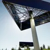 Solar lighting advertising tower single pillar highway sign sign sign prime advertising