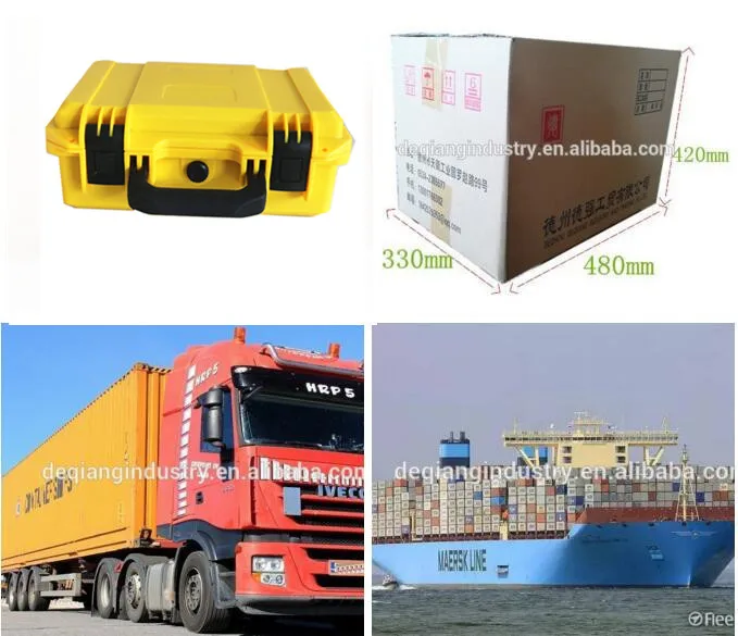 Injection foam inside plastic tool box ease carrying protective waterproof suitcase