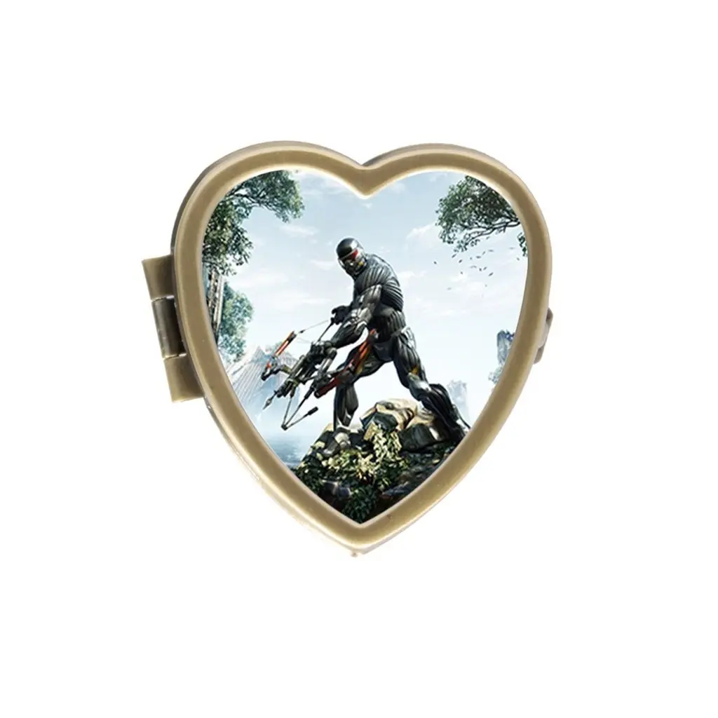His Jpg With Wallpapers Crysis Bow Screen Prophet On The Hunt Stylishly Convenient Stainless Steel Heart Pill Box Decorative Gift Case