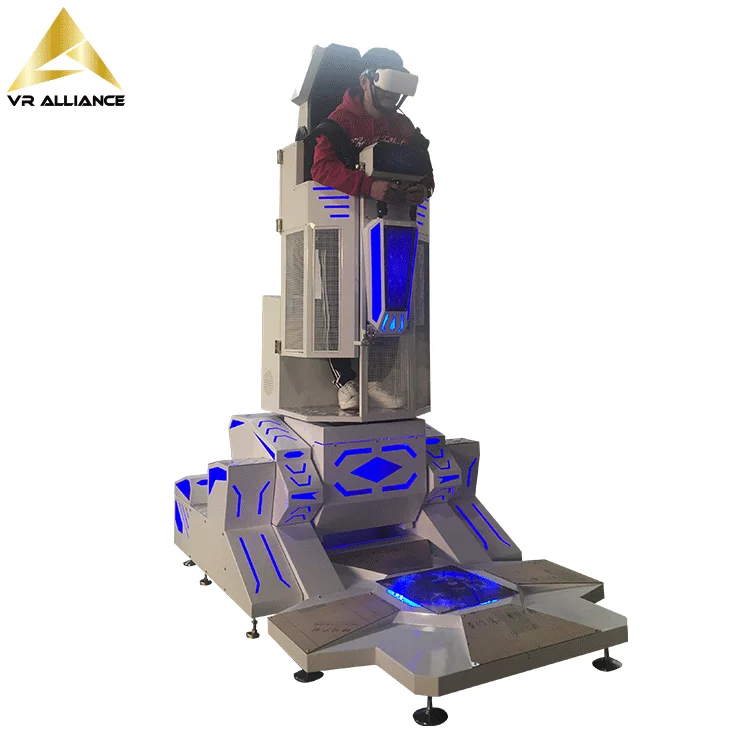 Newly Design Amusement Equipment 720 Degree Virtual Reality Super Rocket VR Simulator Game Machine