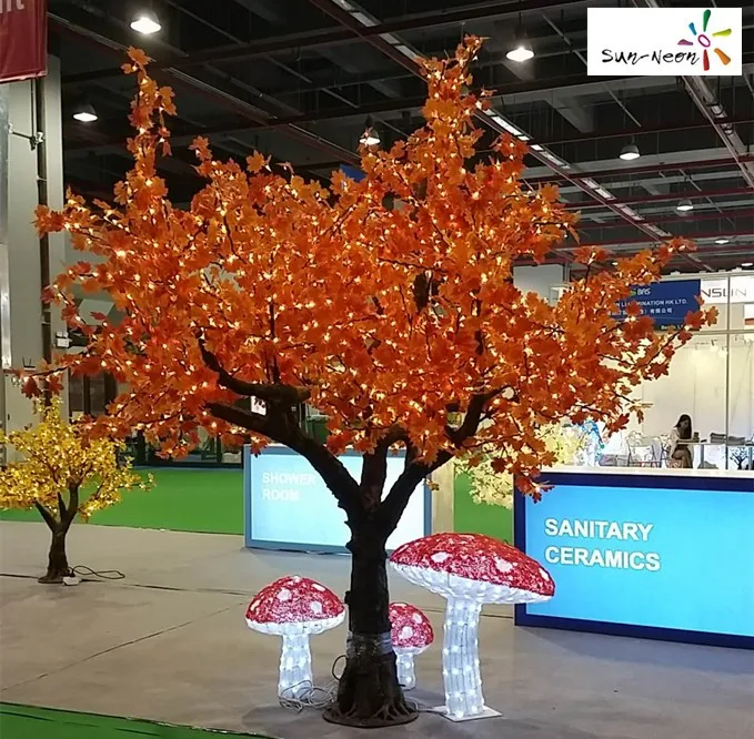 Beautiful Outdoor Artificial Trees With Lights Fancy Led Light Show