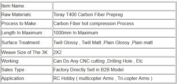 100% carbon fiber and high strength 3k carbon fiber tube