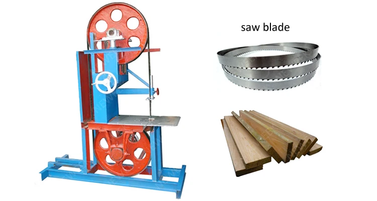 NEWEEK sawmill woodworking vertical tree log timber wood cutting band saw machine