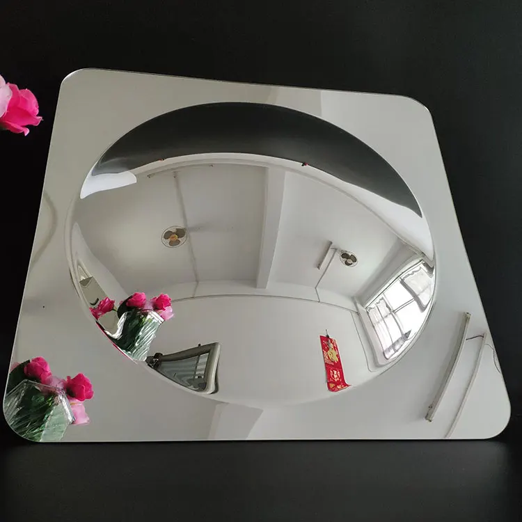 Novel 180 Degree Convex Mirror Kids Toy Acrylic Distorting Mirror For
