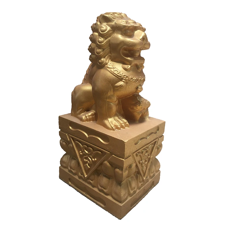 ABS plastic home garden decorative precast concrete lion statue moulds