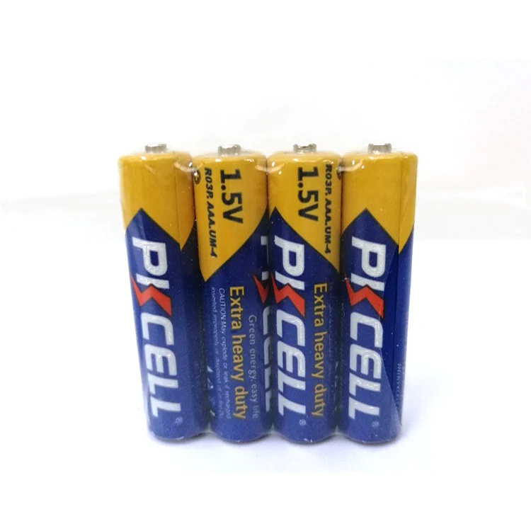 Highenergy Pvc Jacket Size Aaa R03 Um4 1.5v Dry Cell Battery Buy