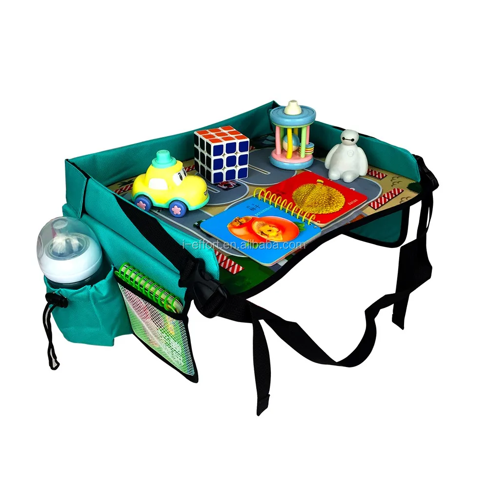 Foldable Kids Travel Tray For Plane Travel Activities And Games On