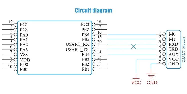 Sx1278 схема подключения