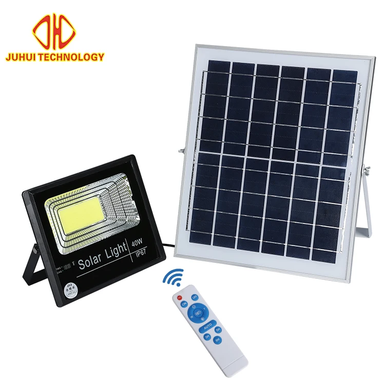 Ip65 waterproof outdoor aluminum cob 40 60 100 watt solar LED Floodlight