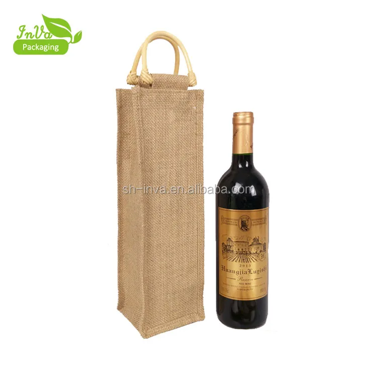 jute wine bolsas wholesale