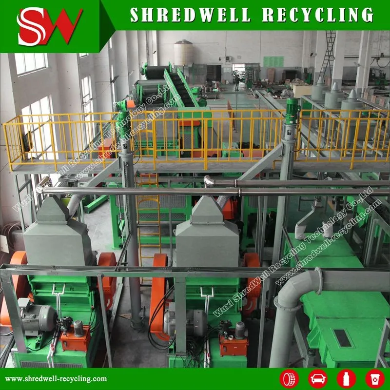 Electrical Recyced Rubber Mulch Machine For Used Tyre Buy Recycled